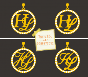 Hình ghép chữ cái H và L